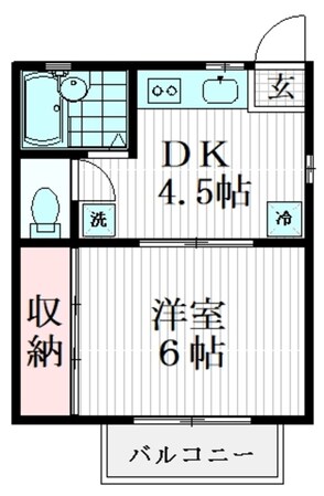 リキハイムの物件間取画像